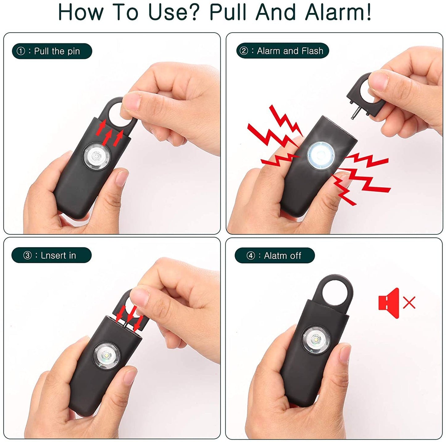ShieldAlert™ Keychain Alarm